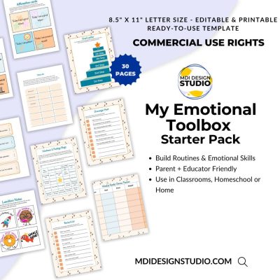 Emotional Toolbox – Starter Pack (Dino Theme)