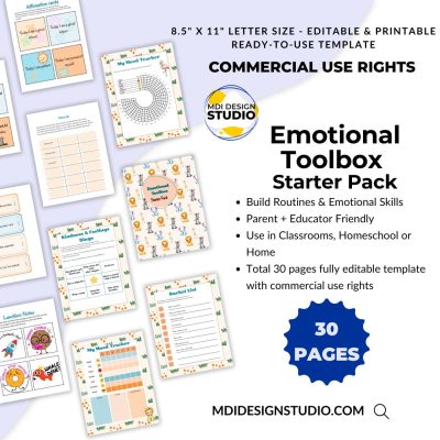 Emotional Toolbox – Starter Pack (Jungle Theme)