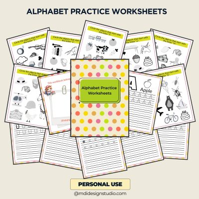 Alphabet practice worksheets 2