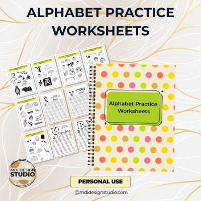 Alphabet Practice Worksheets for Kids