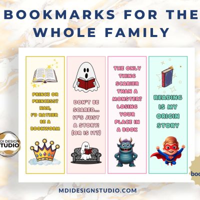 Set of 30 Adult Children Bookmarks 1