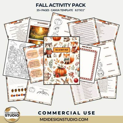 Fall Activity Pack For Children