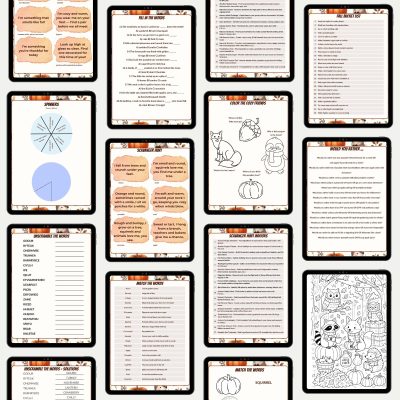 Fall Activity Pack 2
