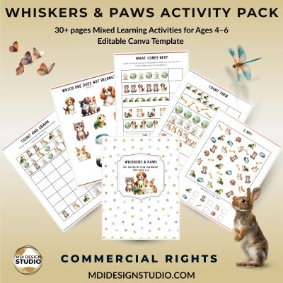 Whiskers & Paws Activity Pack