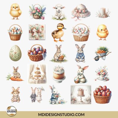 Easter clipart product banner 2