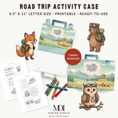Road Trip Activity Suitcase