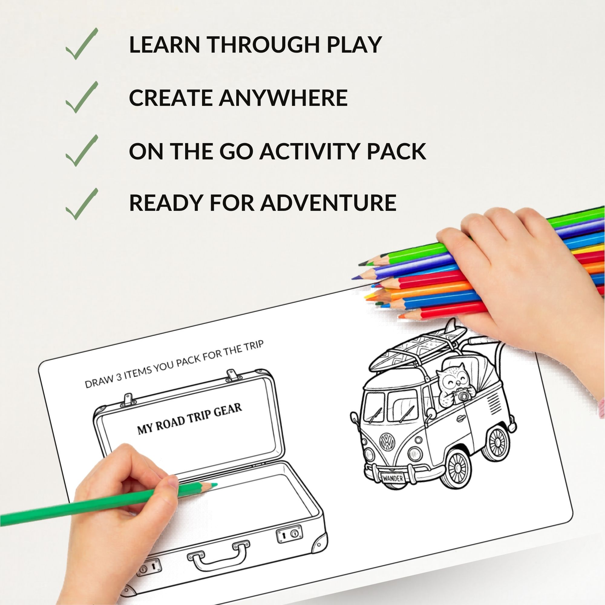 Road Trip Activity Suitcase - Image 3