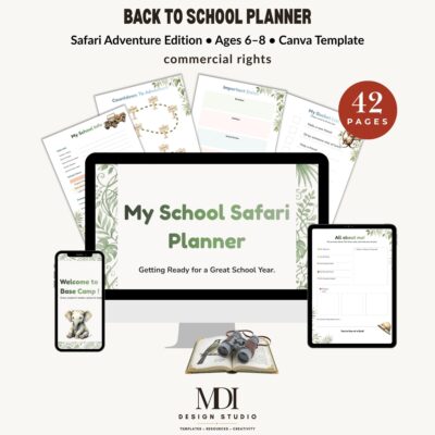 Back To School Safari Planner